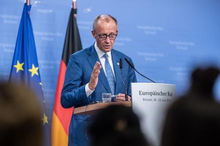 Findet den derzeit diskutierten Vorschlag für den neuen EU-Haushalt deutlich zu hoch: Bundeskanzler Friedrich Merz.
