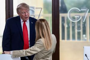 Donald Trump legte im Streit mit der italienischen Regierungschefin nach, Meloni konterte. (Archivfoto)