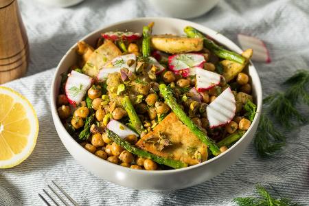 Fattoush mit Kichererbsen