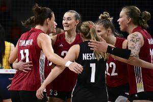 Nations League: DVV-Frauen bezwingen Brasilien