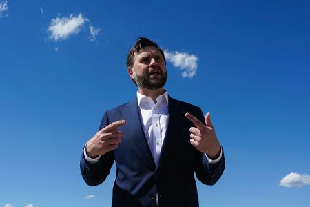US-Vizepräsident JD Vance führt die US-Delegation an.