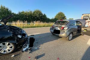 FFA Autobahnabfahrt Alpen Verkehrsunfall