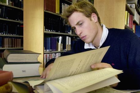 Prinz William als Student