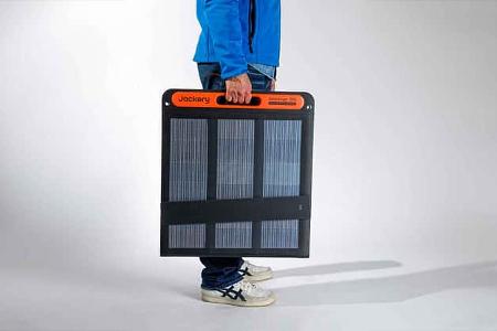 Tragbare Solarmodule Solartaschen Test Jackery Solarsaga 201