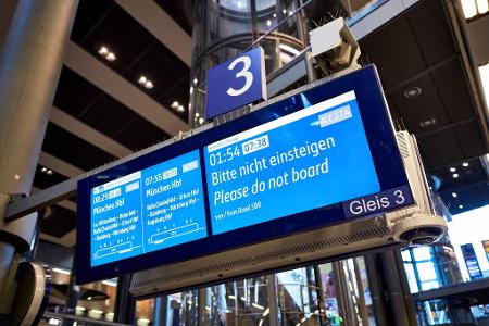 Dieser Zug hatte fast sechs Stunden Verspätung. 