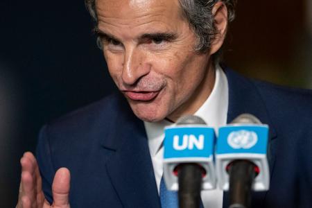 IAEA-Chef Grossi verwies auf die US-iranische Rahmenvereinbarung, wonach das Uran unter der IAEA-Aufsicht zumindest verdünnt werden soll. (Archivbild)