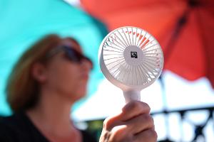 Mit Ventilator lässt sich die Hitze etwas besser ertragen.