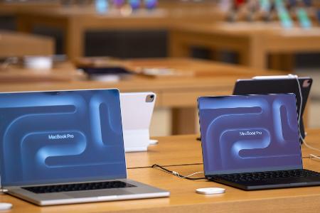 Beim MacBook Pro - das auch mehr Speicher hat - fallen die Preissteigerungen deutlich aus. (Archivbild)
