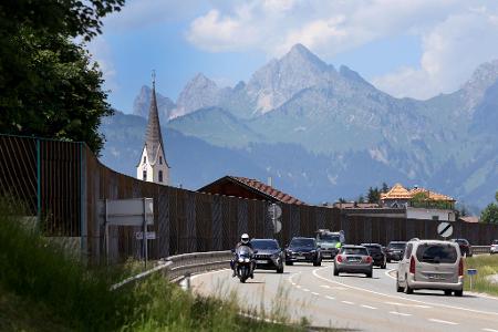 Ab in den Süden - auch der Fernpass ist hier eine beliebte Route.