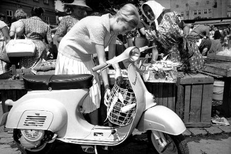 1946 wurde die Vespa zum Patent angemeldet. (Archivbild)