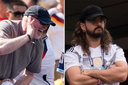 Stefan Raab und Tom Kaulitz sehen DFB-Niederlage live im Stadion