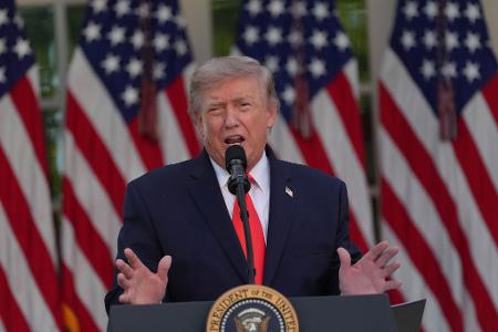 Trump macht Iran für Angriff auf Schiff verantwortlich. (Archivbild)