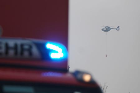 In der Gohrischheide ist erneut ein Waldbrand ausgebrochen. 