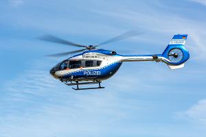 Symbolbild: Polizeihubschrauber im Einsatz