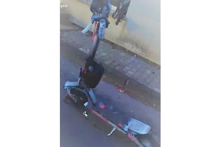 Entwendeter Scooter (Quelle: Geschädigter)