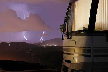 Gewitter Wohnmobil