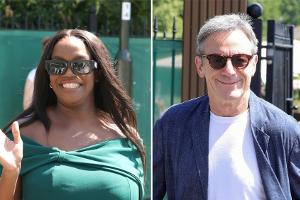 Schwangere Oti Mabuse und "Harry Potter"-Schurke beim Wimbledon-Start