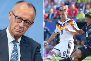 Kanzler Friedrich Merz kontert Spott für WM-Post