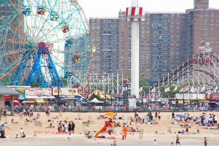 Strand von Coney Island in den USA