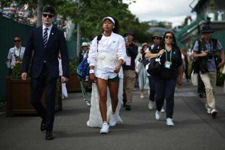 Wimbledon: Osaka setzt weiter modische Akzente