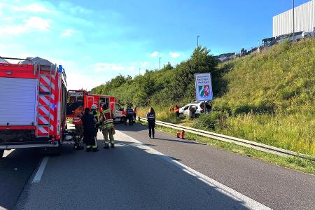 Verkehrsunfall auf der A3 am Mittwochnachmittag