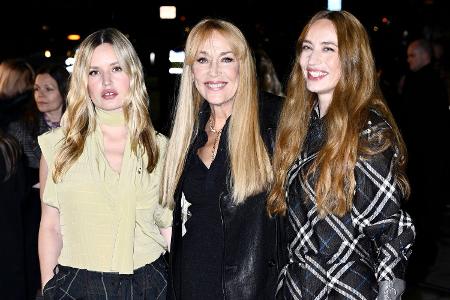 Georgia May Jagger, Jerry Hall und Elizabeth Jagger
