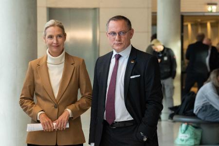 Weidel und Chrupalla gelten an der AfD-Spitze als gesetzt. (Archivbild)