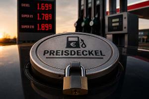 Spritpreisdeckel Tankstelle
