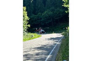 Unfall mit Hubschraubereinsatz