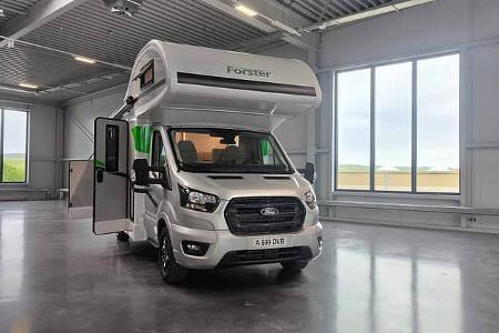 Außenaufnahme, Wohnmobil, Alkoven, Front, Ford