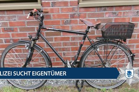 Polizei sucht Eigentümer eines Fahrrads