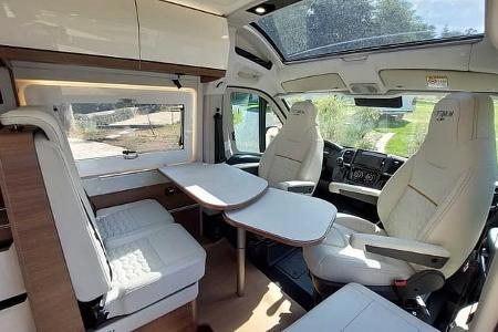 V62 Sitzgruppe, Rapido V62 Optimum Line, Sondermodell, Campingbus, Wohnmobil