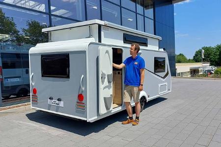 Klappcaravan, Außen
