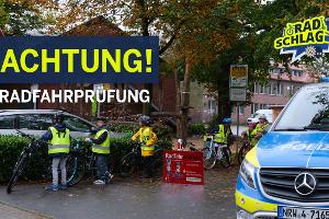 Radfahrprüfung Aktion Radschlag