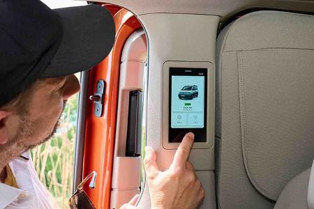 VW California Beach, Bedienpanel