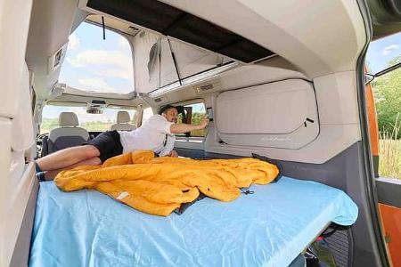 VW California Beach, Bett