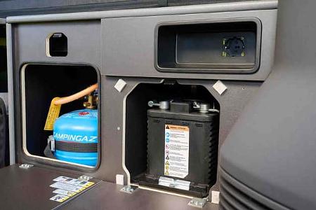 VW California Beach, Gas, Batterie