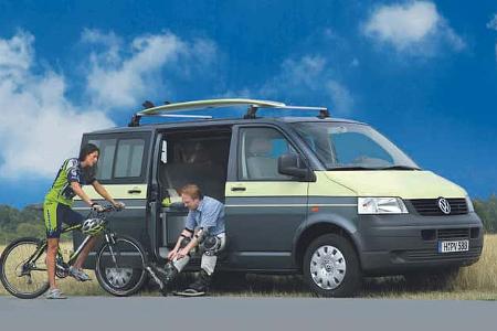 VW California Beach, 2004, Fahrrad