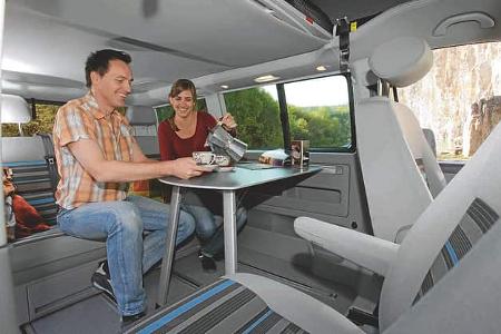 VW California Beach, 2009, Kaffee