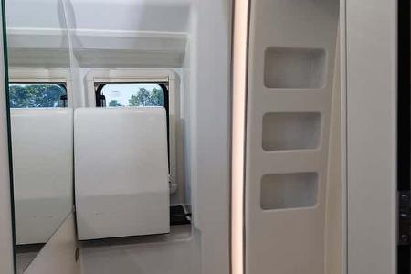Neuheit Campervan Westfalia James Cook Waschbecken