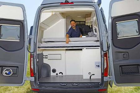 Neuheit Campervan Westfalia James Cook Heckgarage
