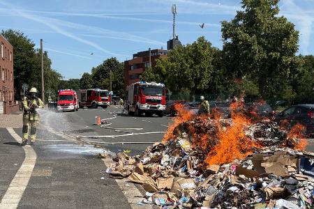 Einsatzstelle Rheinberger Str.