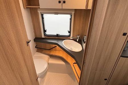 Fendt Apero 465 GE, Wohnwagen, Bad, Toilette