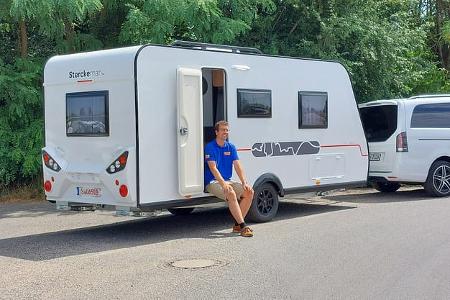 Sterckeman Easy 462LJ, Wohnwagen, Seitlich 