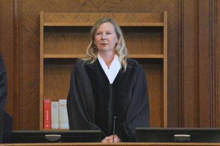 Die Vorsitzende Richterin Sylvia Busch vor der Urteilsverkündung.