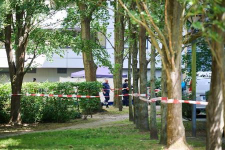 Der Fundort wurde weiträumig abgesperrt.