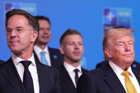 Rutte und Trump: Zwischen den beiden kam es zu einem ungewöhnlichen Schlagabtausch.