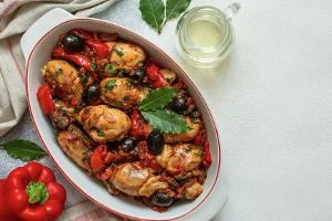 Pollo alla cacciatora: Schmorhähnchen auf italienische Art
