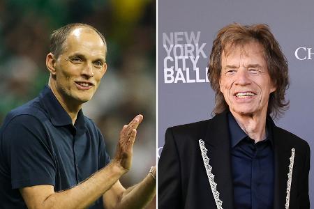 Thomas Tuchel und Mick Jagger