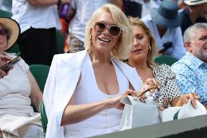 Hannah Waddingham: Wow-Auftritt ganz in Weiß in Wimbledon
